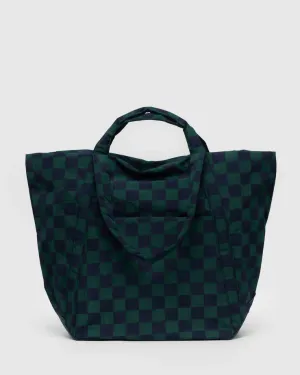 Travel Cloud Bag - Navy Green Check