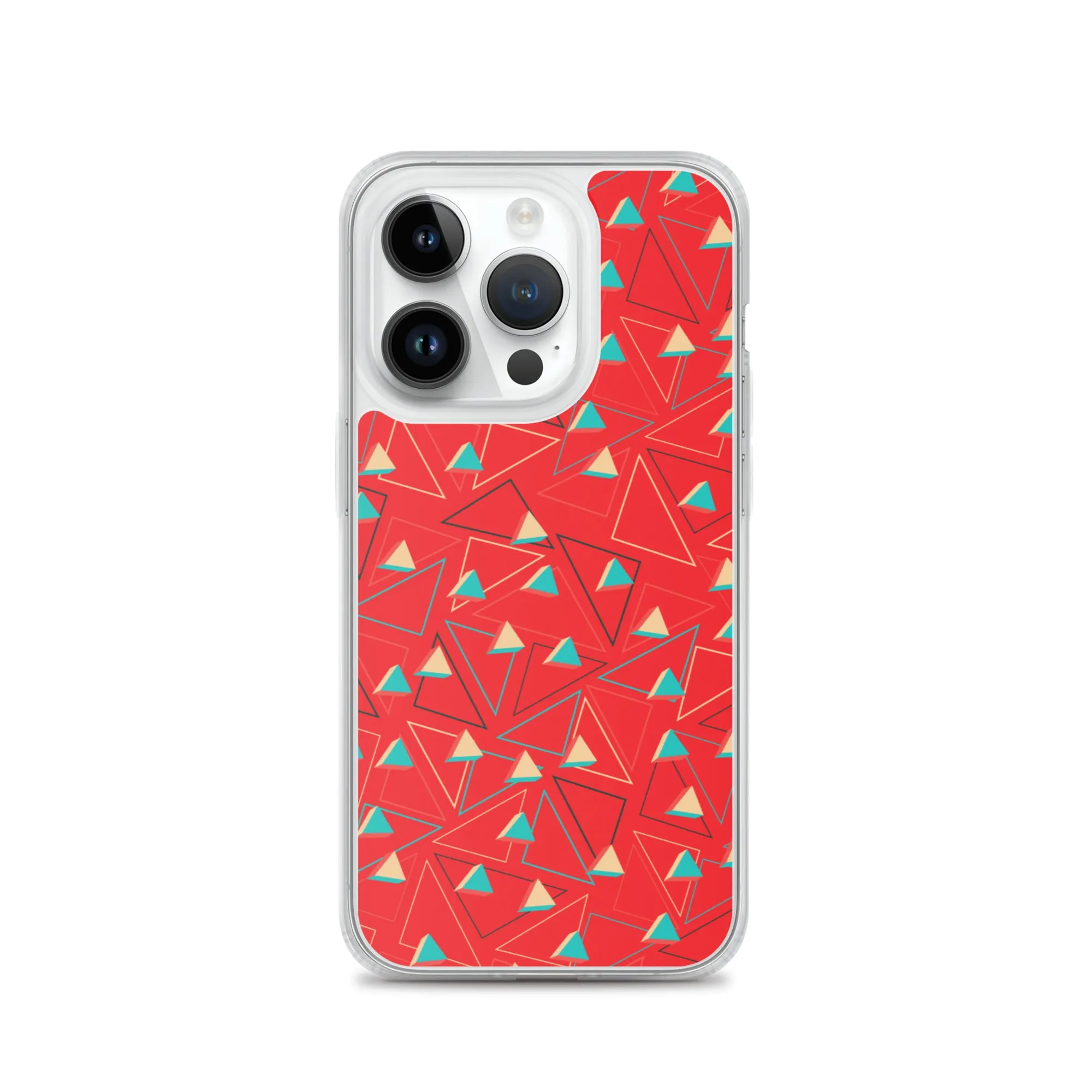 Triangular Candied Red iPhone Case
