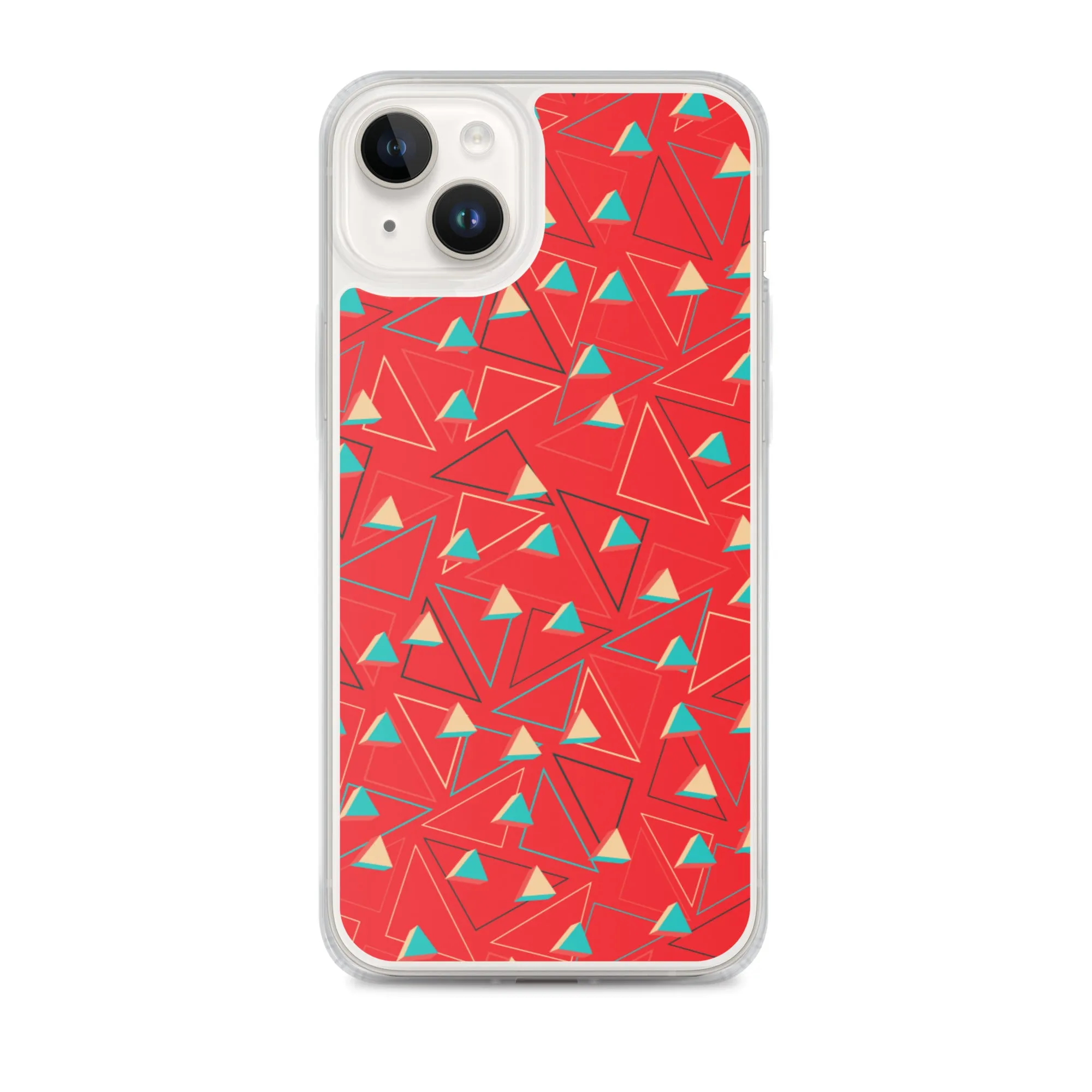 Triangular Candied Red iPhone Case