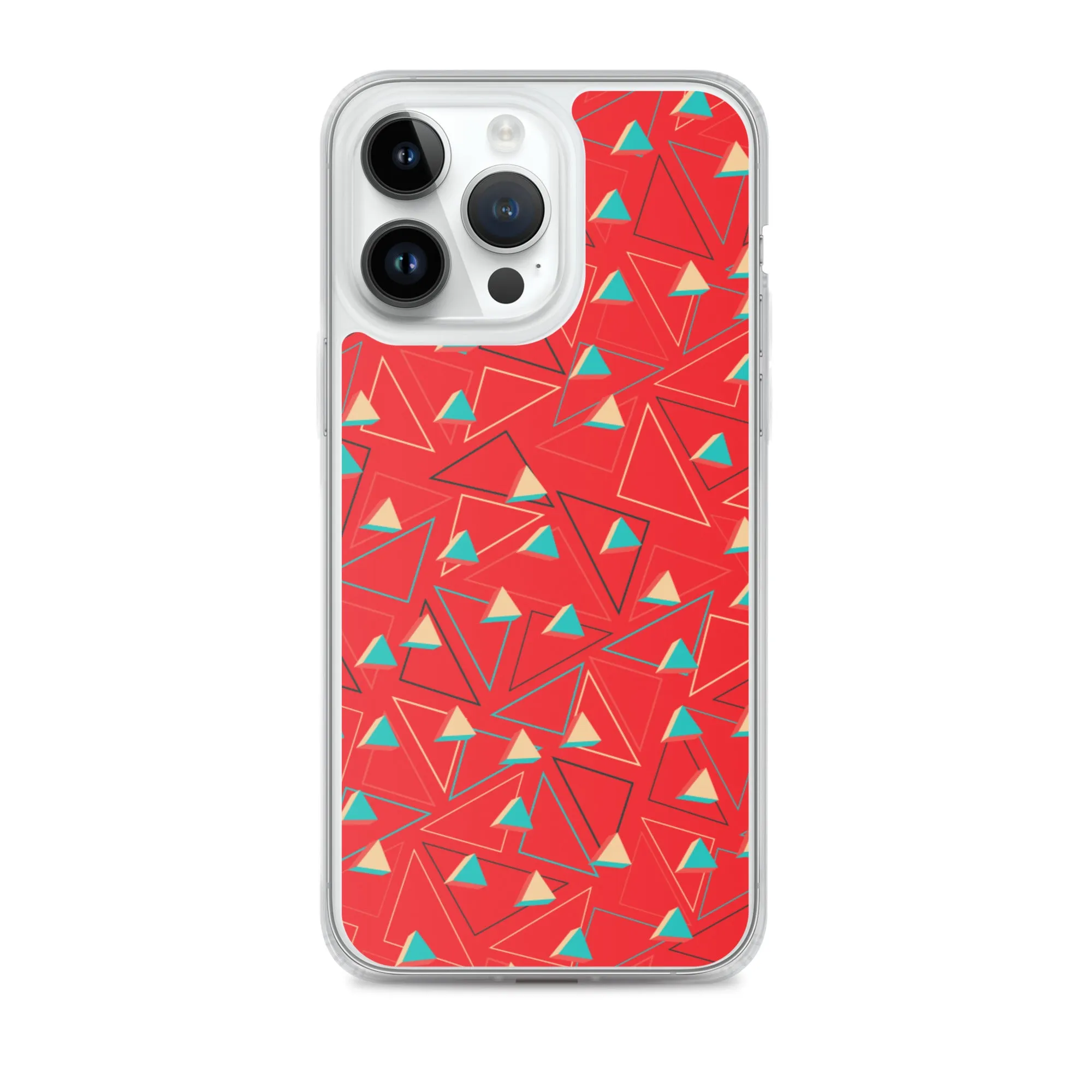 Triangular Candied Red iPhone Case