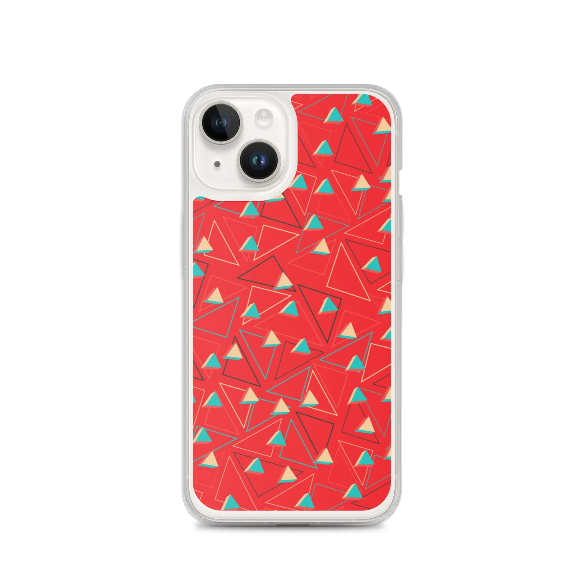 Triangular Candied Red iPhone Case