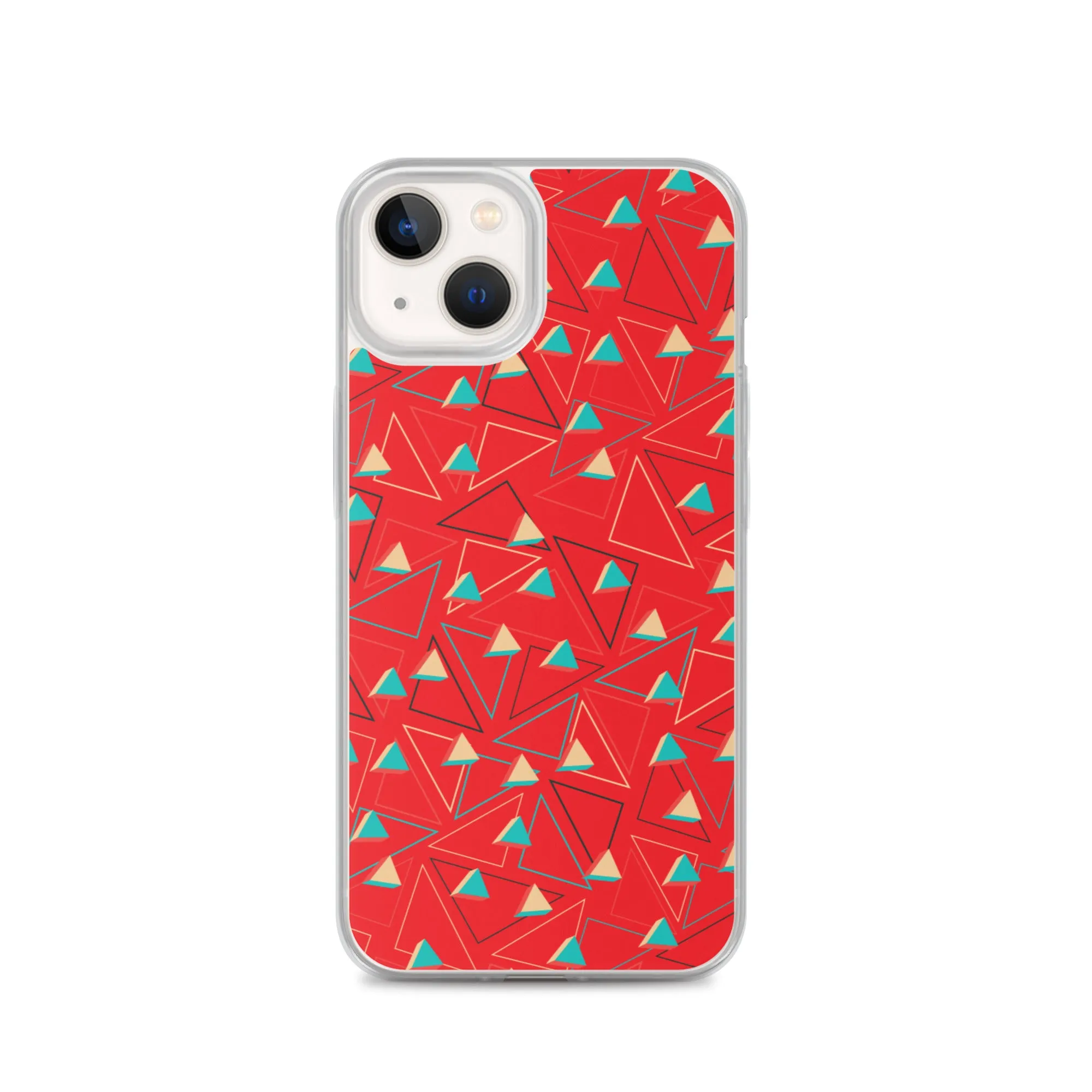 Triangular Candied Red iPhone Case