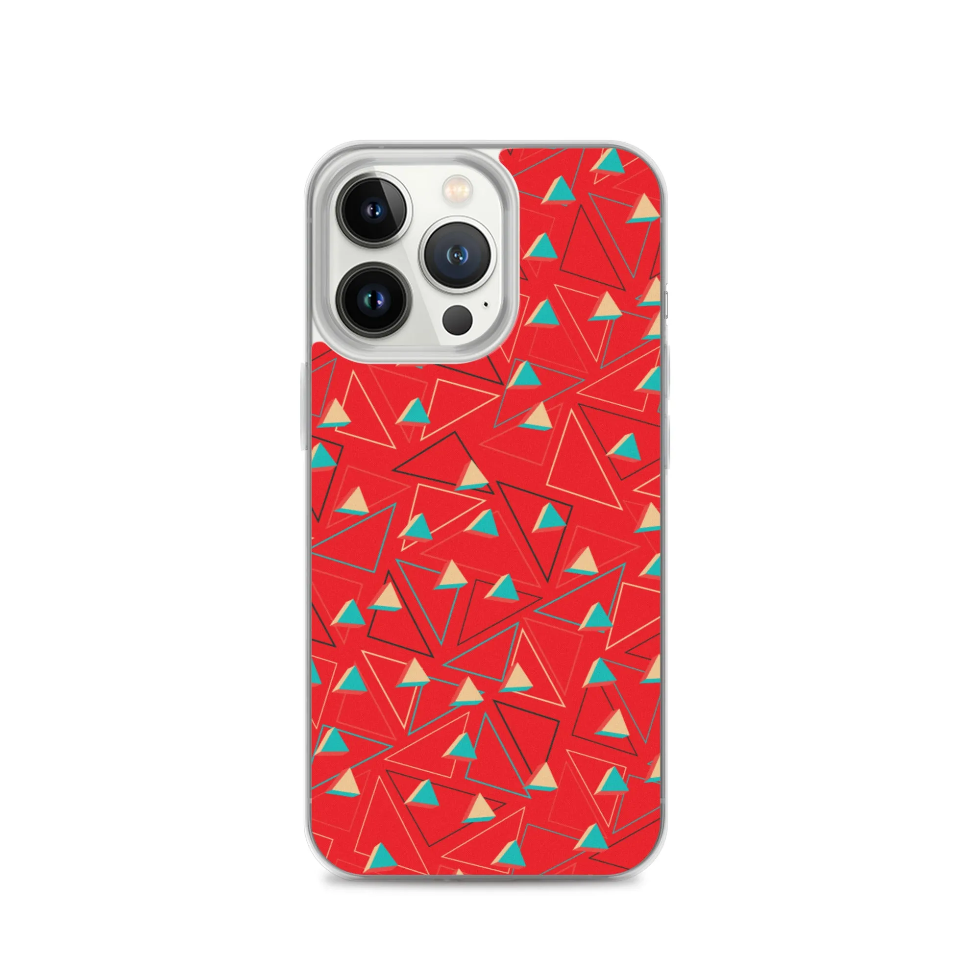 Triangular Candied Red iPhone Case