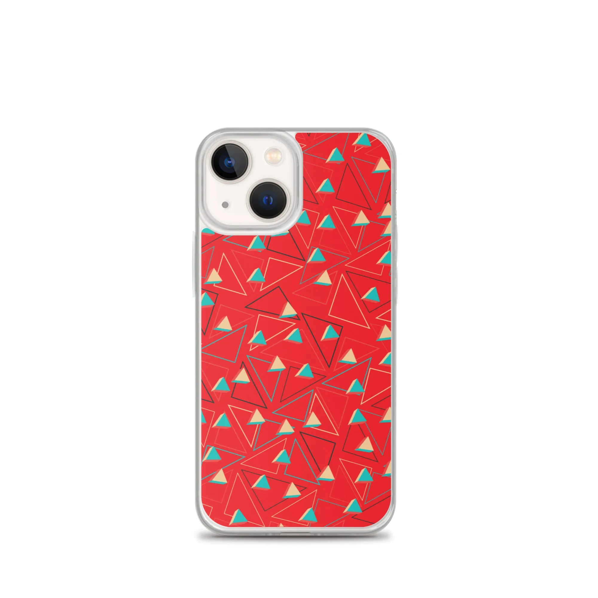 Triangular Candied Red iPhone Case