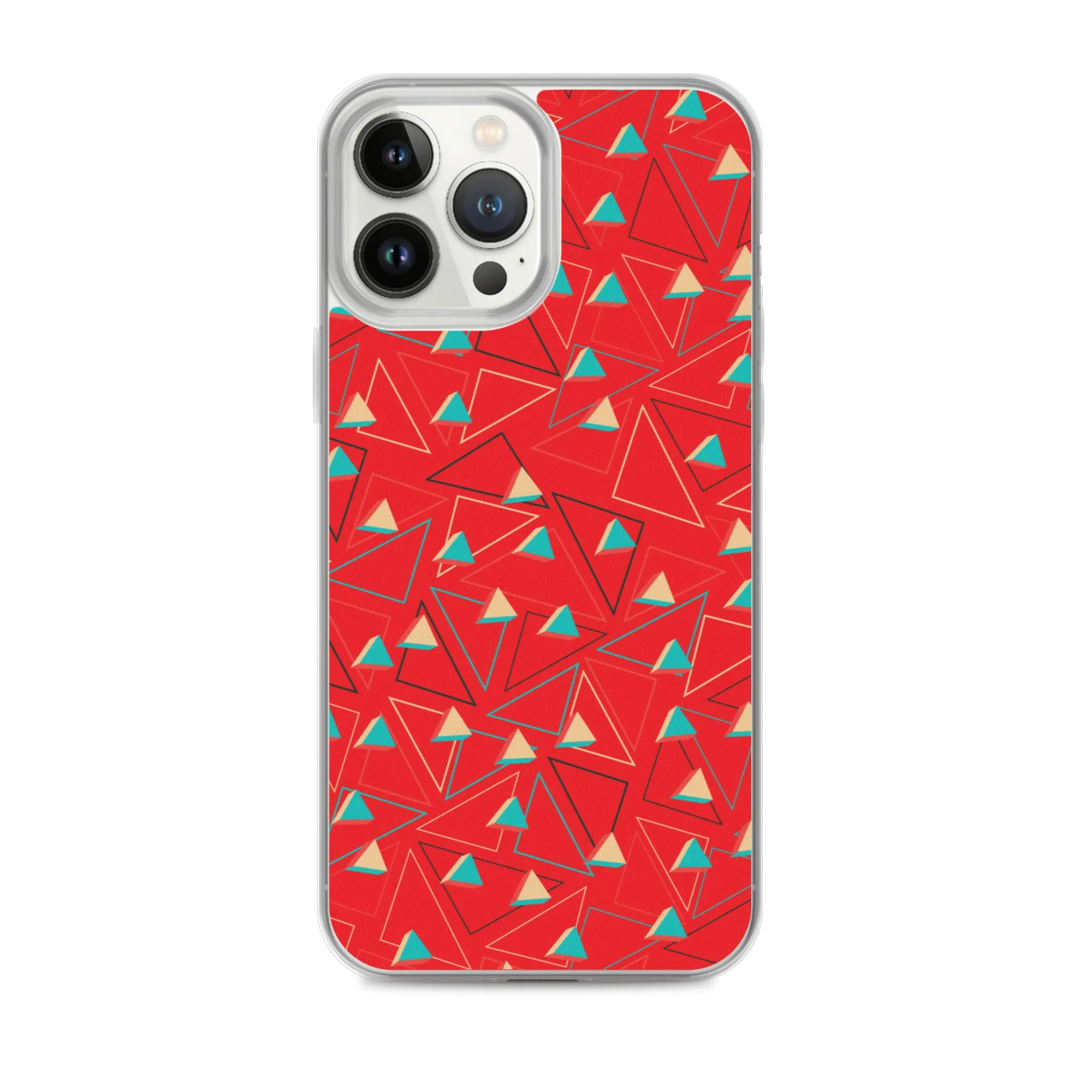 Triangular Candied Red iPhone Case