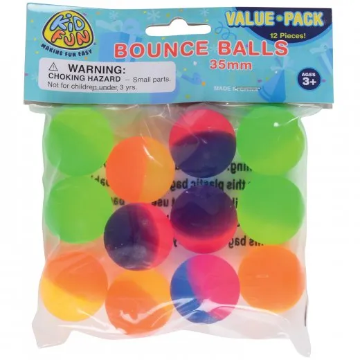 Two-Tone Balls Toy - 35mm (1 Dozen)
