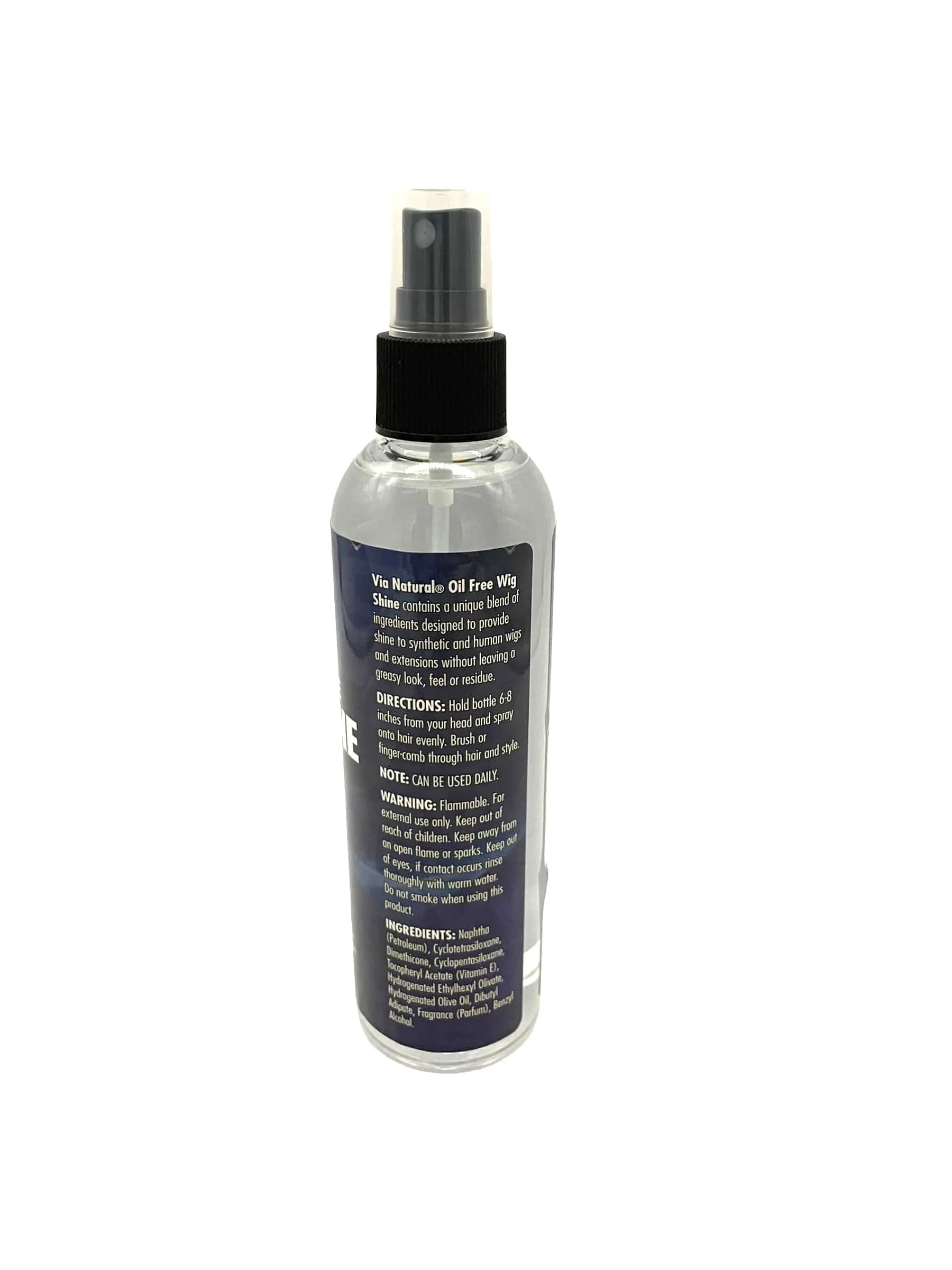 Via Natural Wig Shine Oil Free Spray 8oz