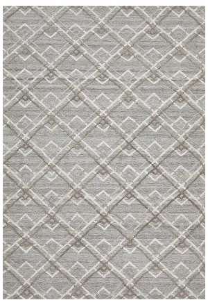 Vicenza Winter Silver Stream Modern Rug