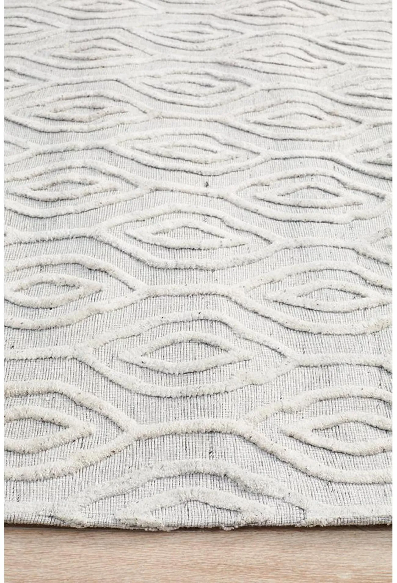 Vicenza Winter Wish White Modern Rug