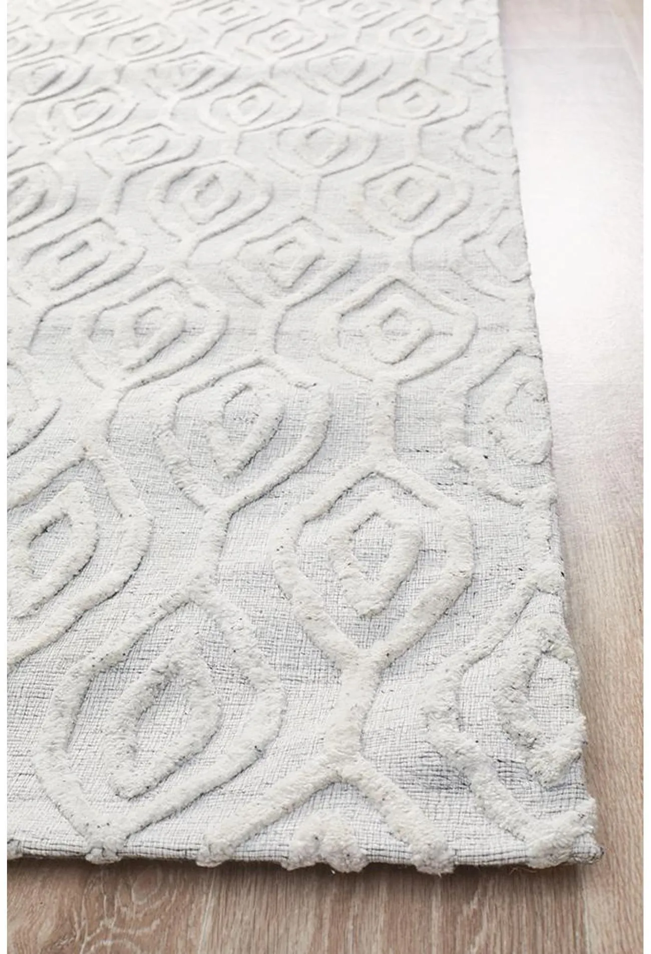 Vicenza Winter Wish White Modern Rug