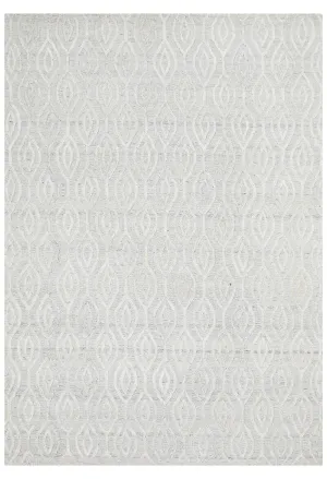 Vicenza Winter Wish White Modern Rug