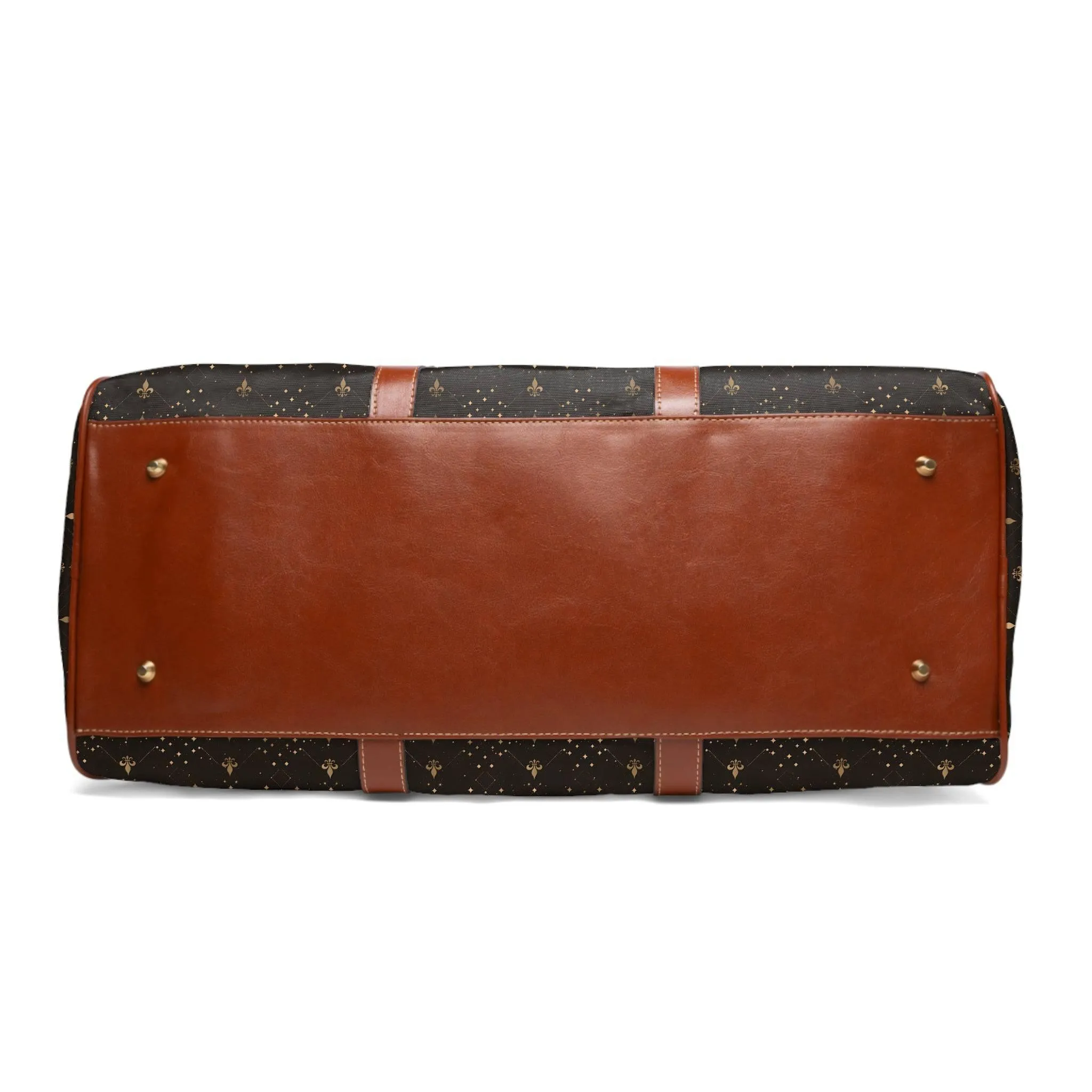 Vintage Fleur-de-Lis Travel Bag