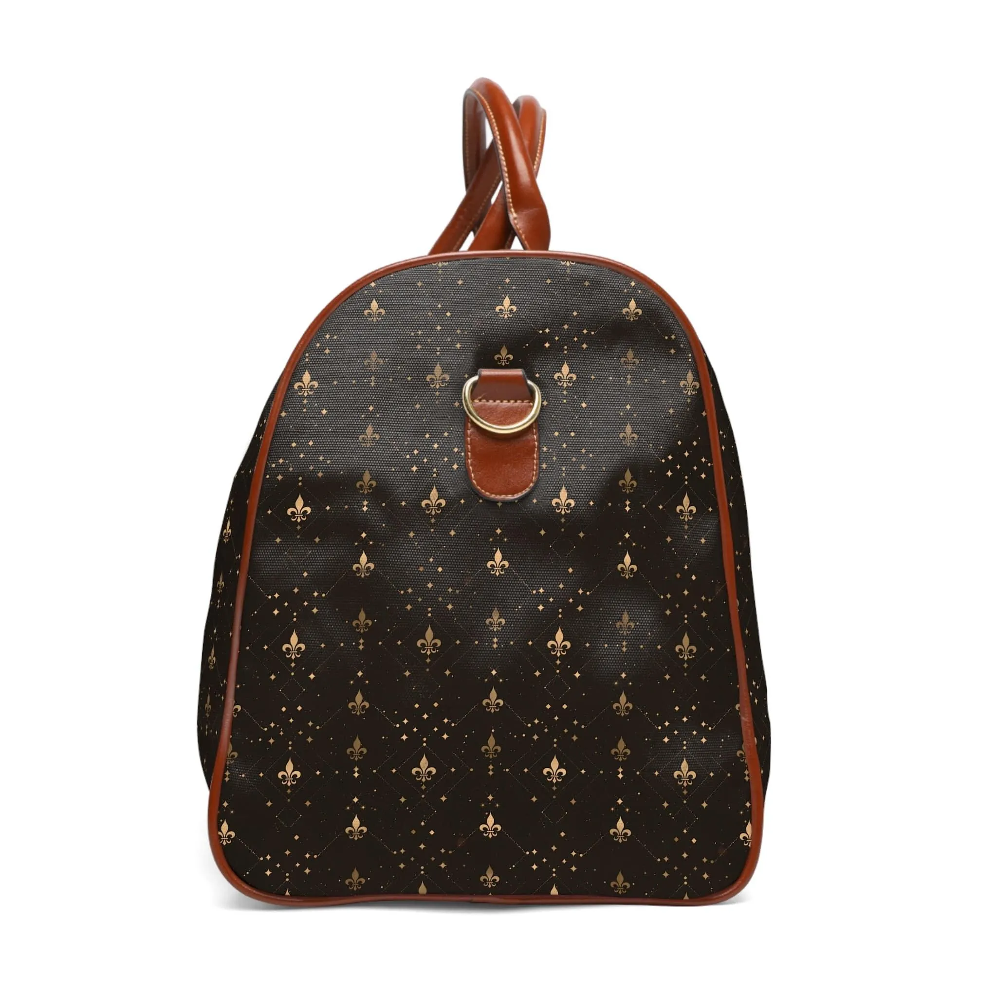 Vintage Fleur-de-Lis Travel Bag