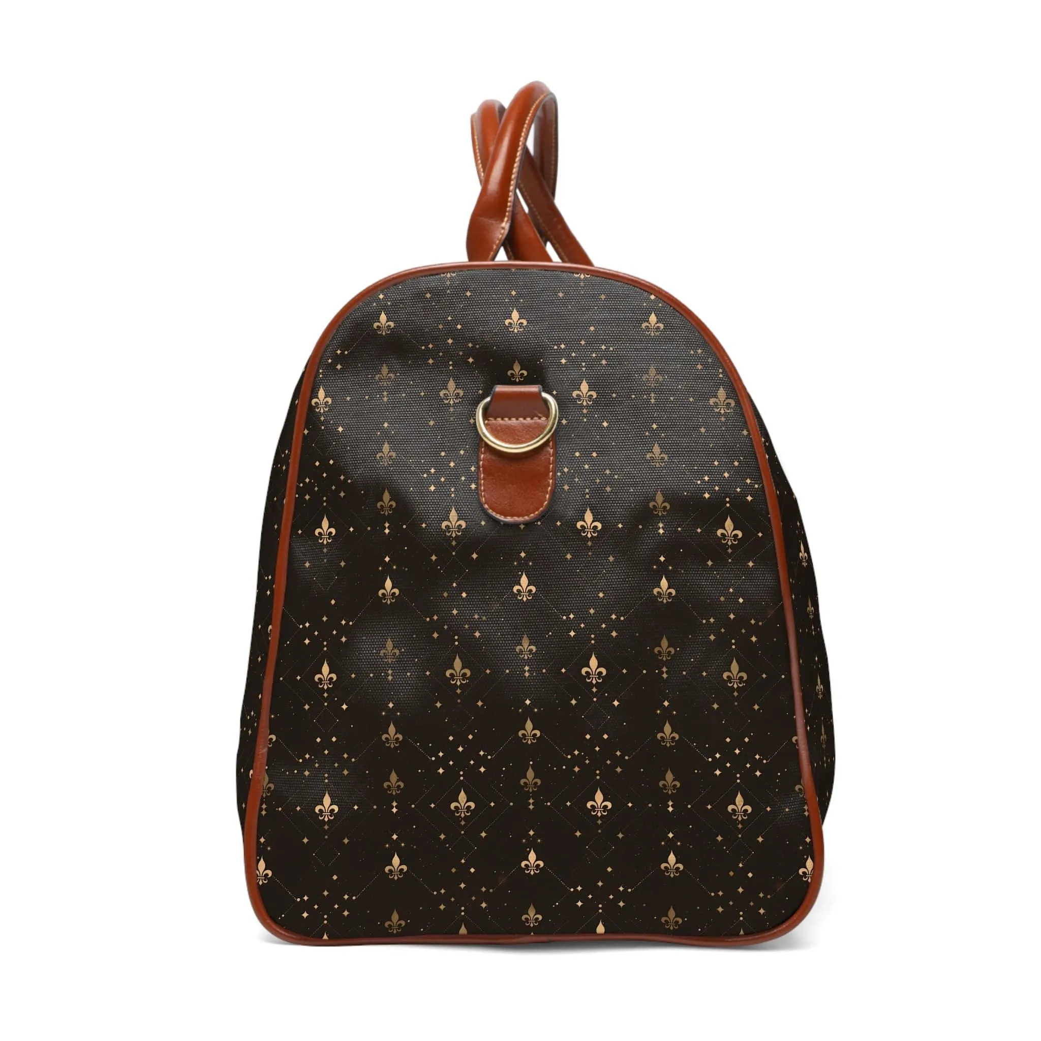 Vintage Fleur-de-Lis Travel Bag