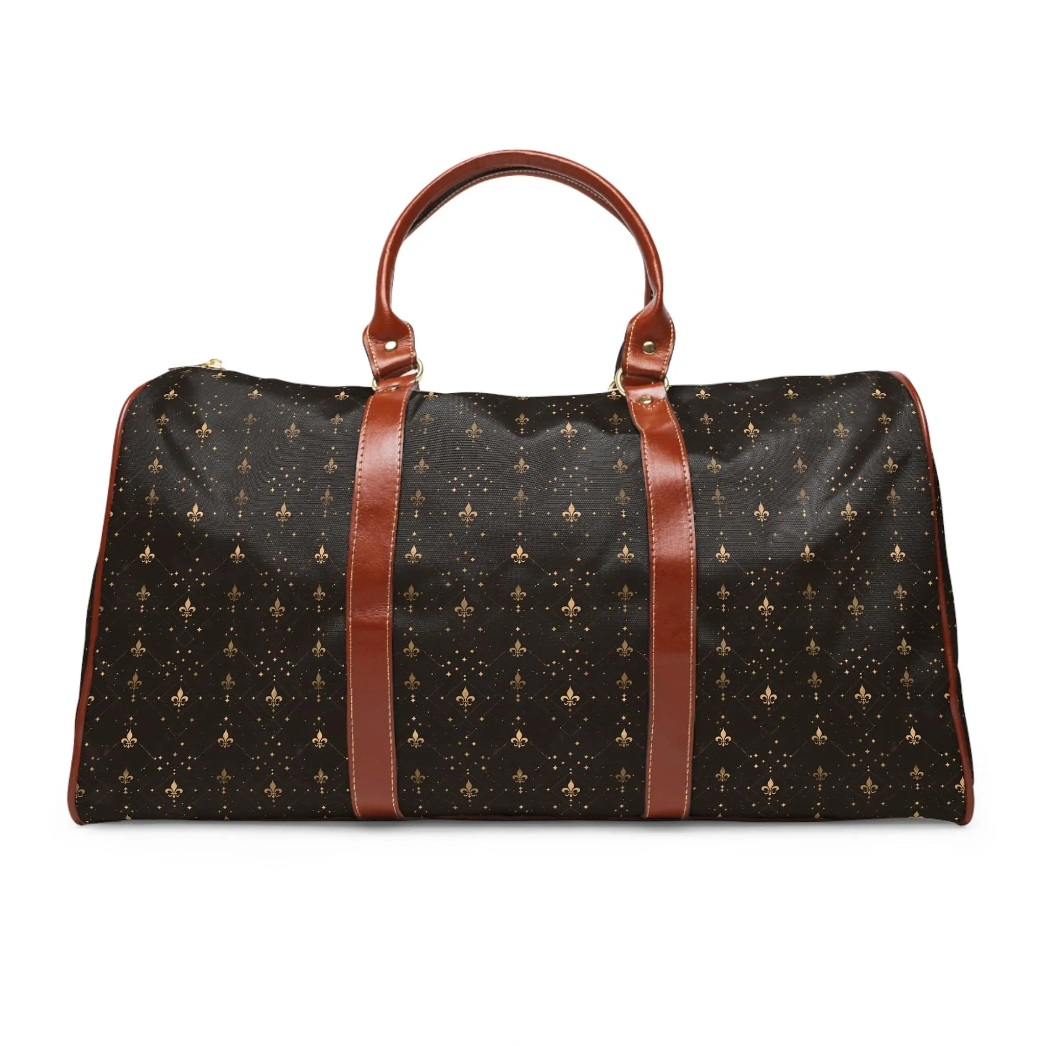 Vintage Fleur-de-Lis Travel Bag