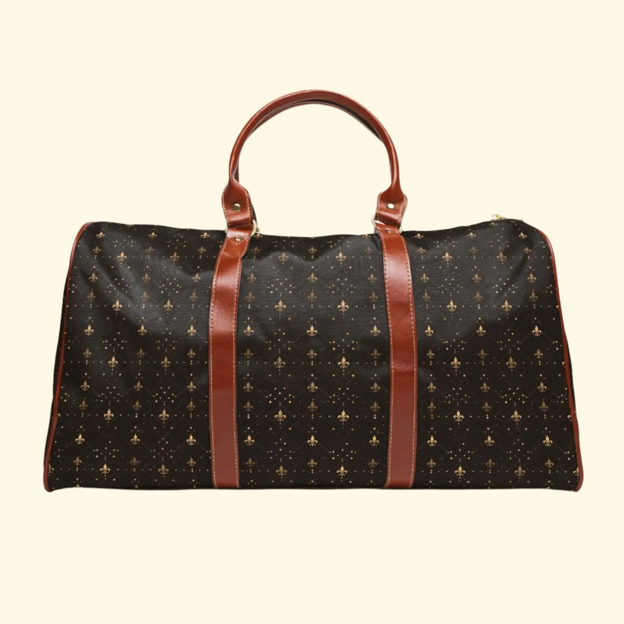Vintage Fleur-de-Lis Travel Bag