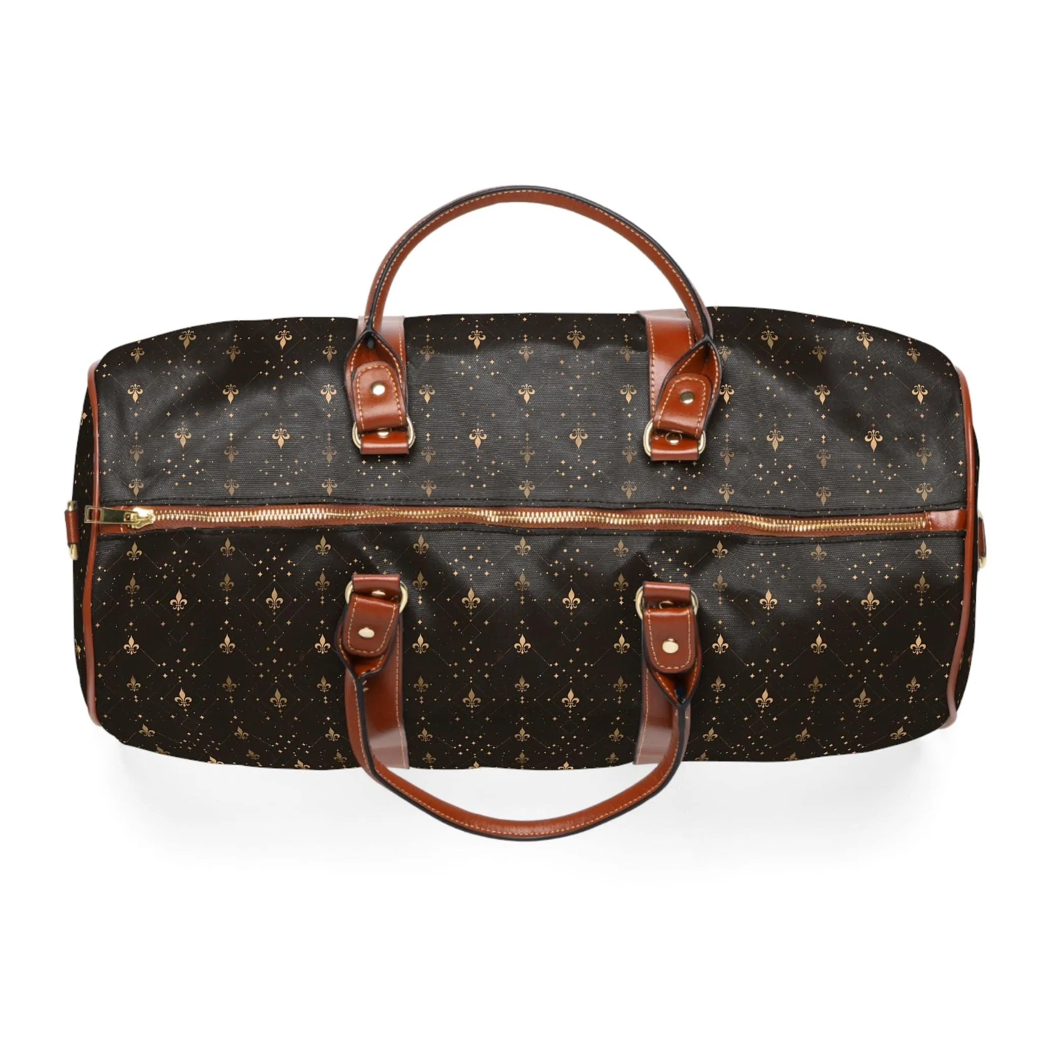 Vintage Fleur-de-Lis Travel Bag