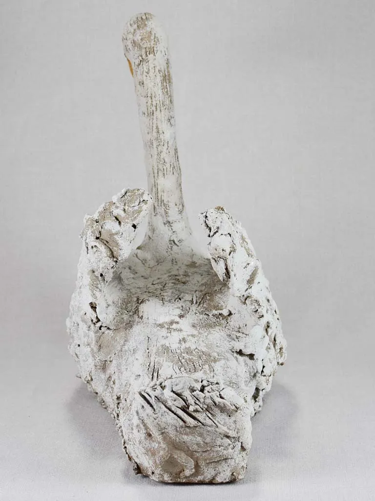 Vintage garden swan - cement 19¾"
