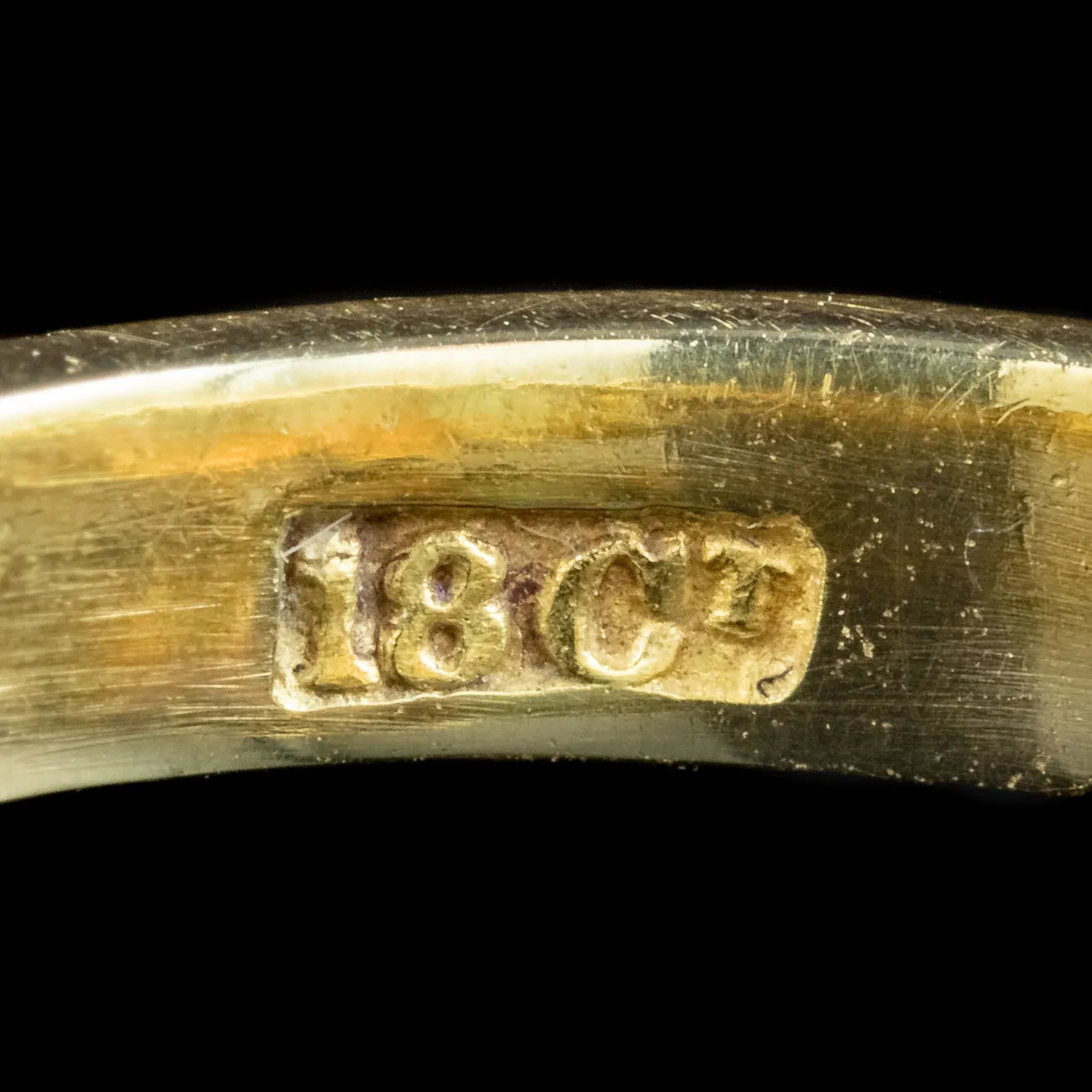 Vintage Opal Diamond Trilogy Ring Circa 1950
