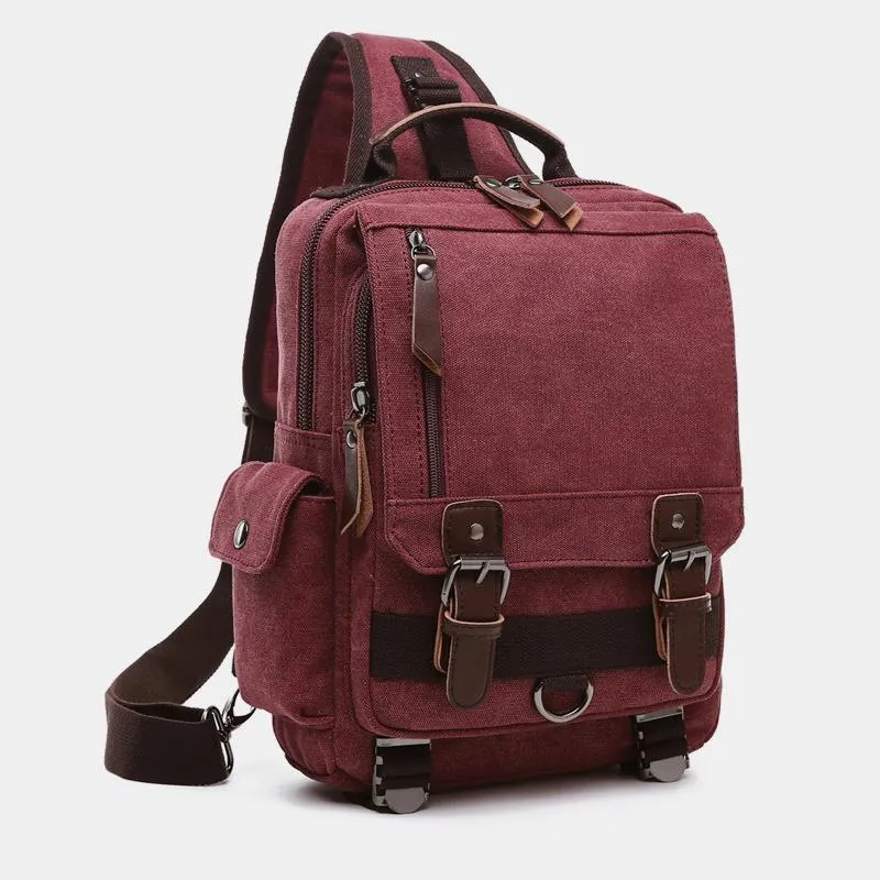 Vintage Outdoor Travel Shoulder Backpack