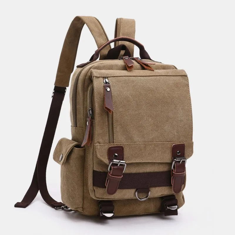 Vintage Outdoor Travel Shoulder Backpack