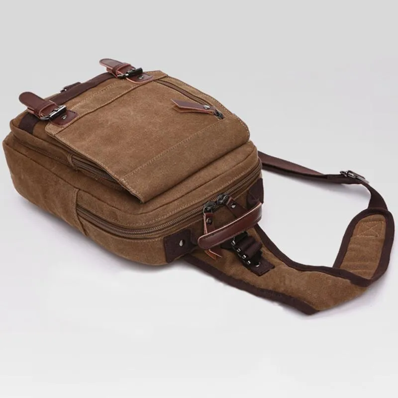 Vintage Outdoor Travel Shoulder Backpack