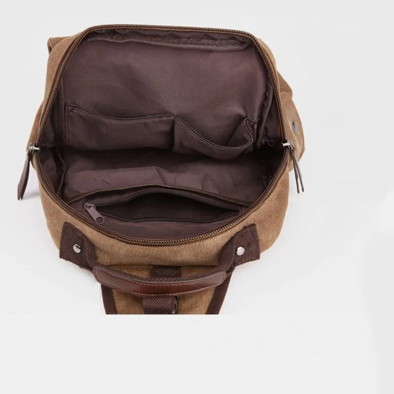 Vintage Outdoor Travel Shoulder Backpack