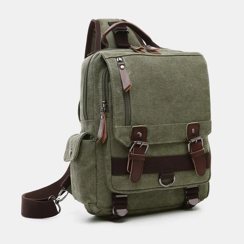 Vintage Outdoor Travel Shoulder Backpack