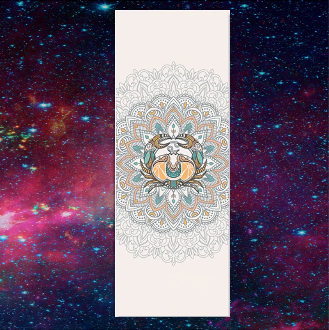 Virgo: Yoga Mat for Zodiac Lovers. Personalized Sun Sign Pilates mat. Extra thick, Non Slip. WickedYo.