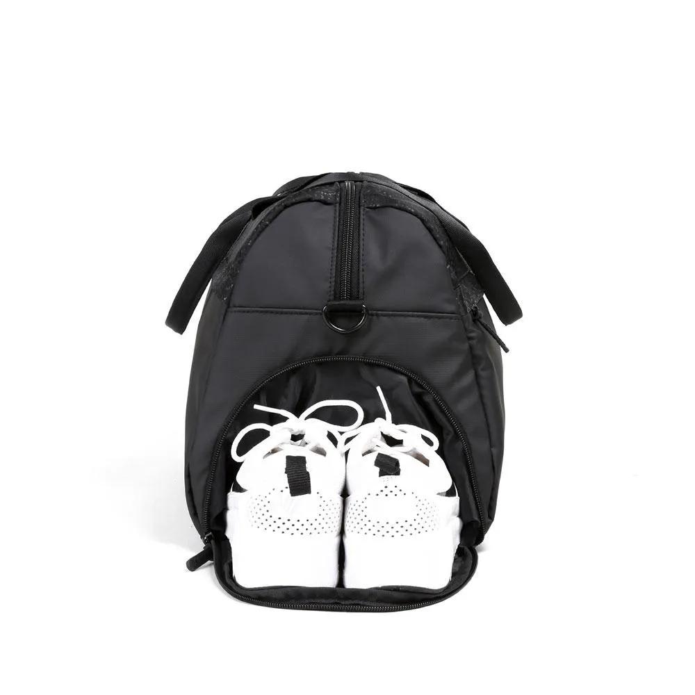 VOORAY TRAINER GYM DUFFEL BLACK FOIL