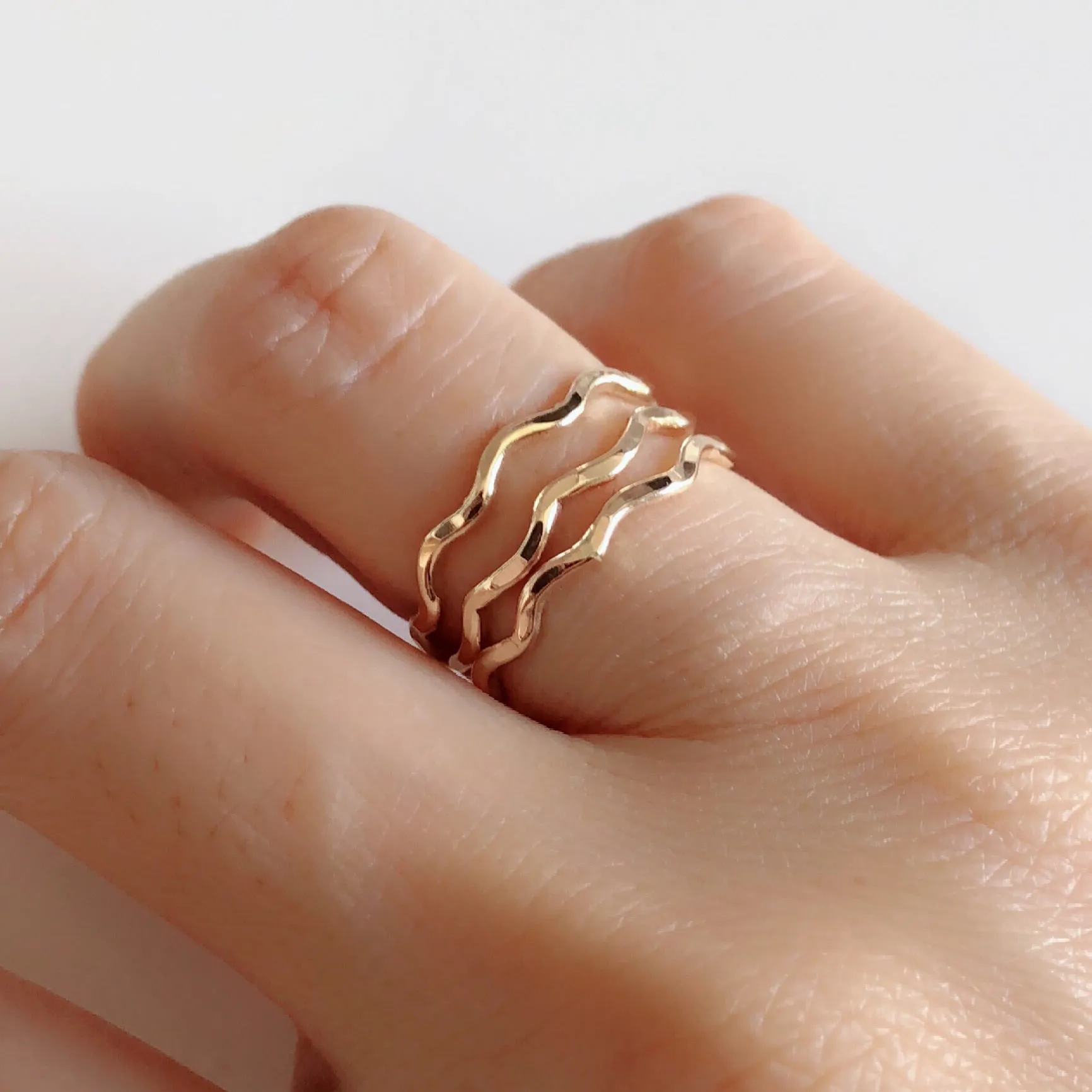 Wavy rings set (R181)