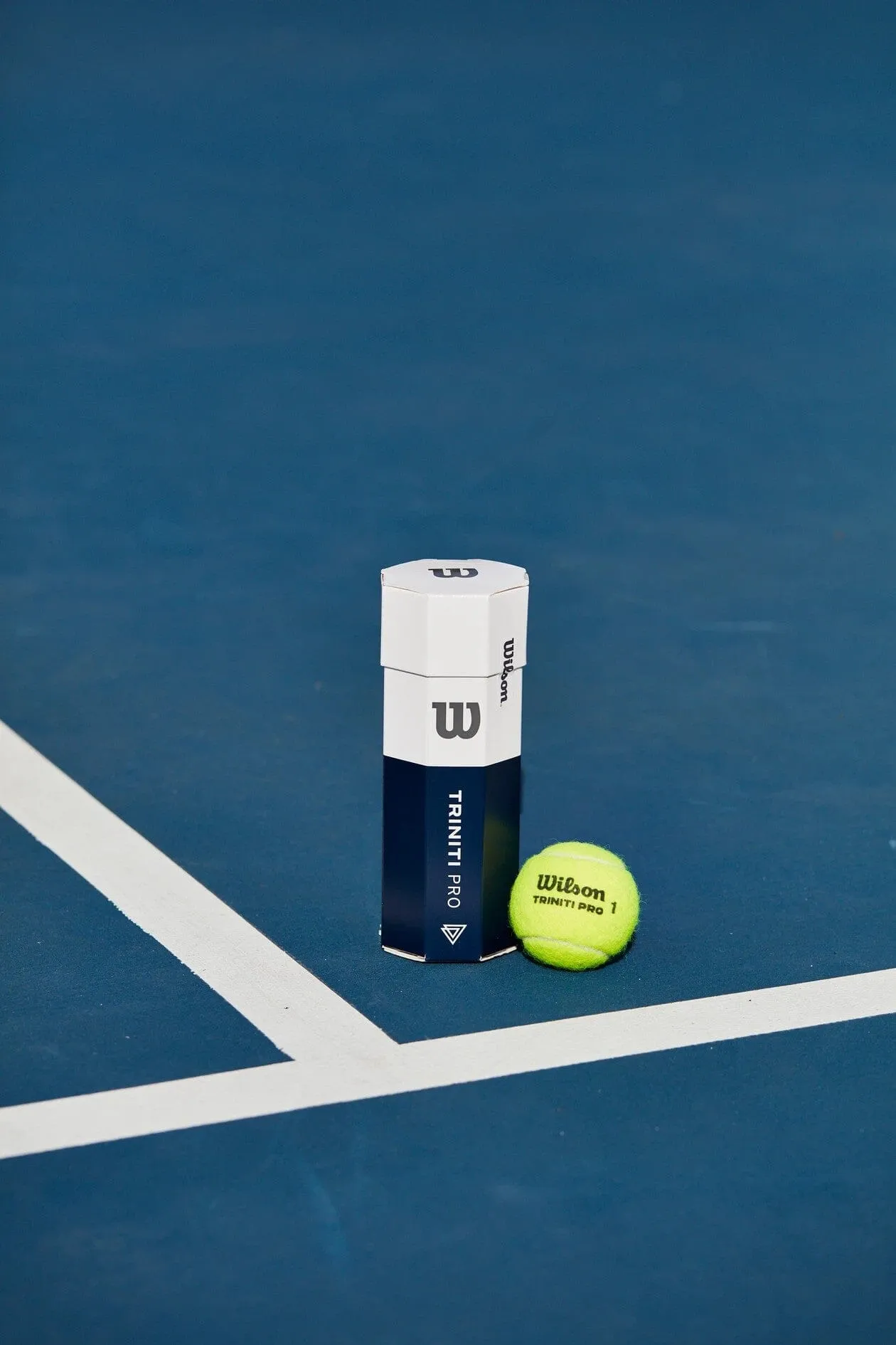 Wilson Trinity Pro Yellow All Court Tennis Balls case of 24 - 3 Ball Tubes (72 balls)