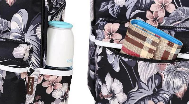 Women's Printed Travel Backpack For Laptop