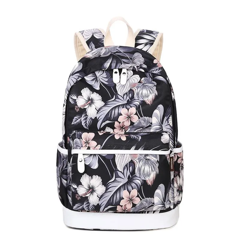 Women's Printed Travel Backpack For Laptop