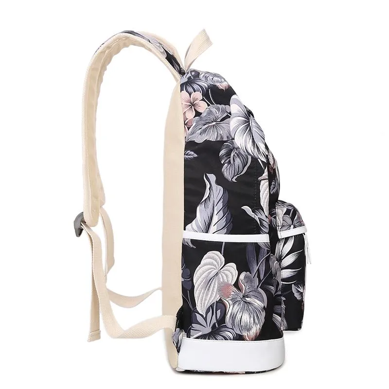 Women's Printed Travel Backpack For Laptop