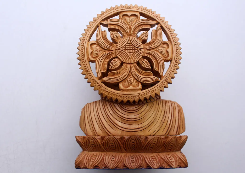 Wooden Fine Carving Buddha Bust