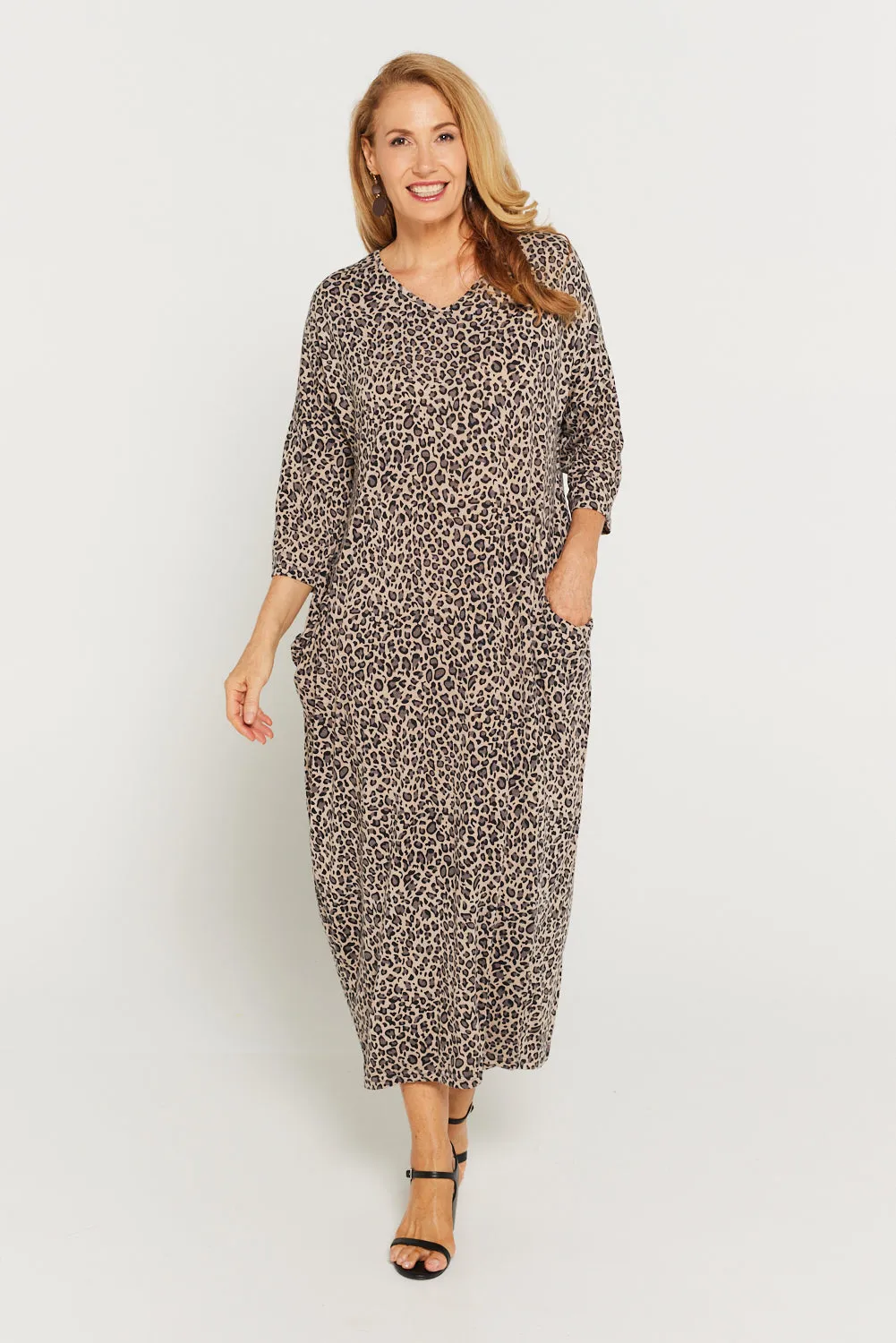 Yvonne Dress - Dark Animal