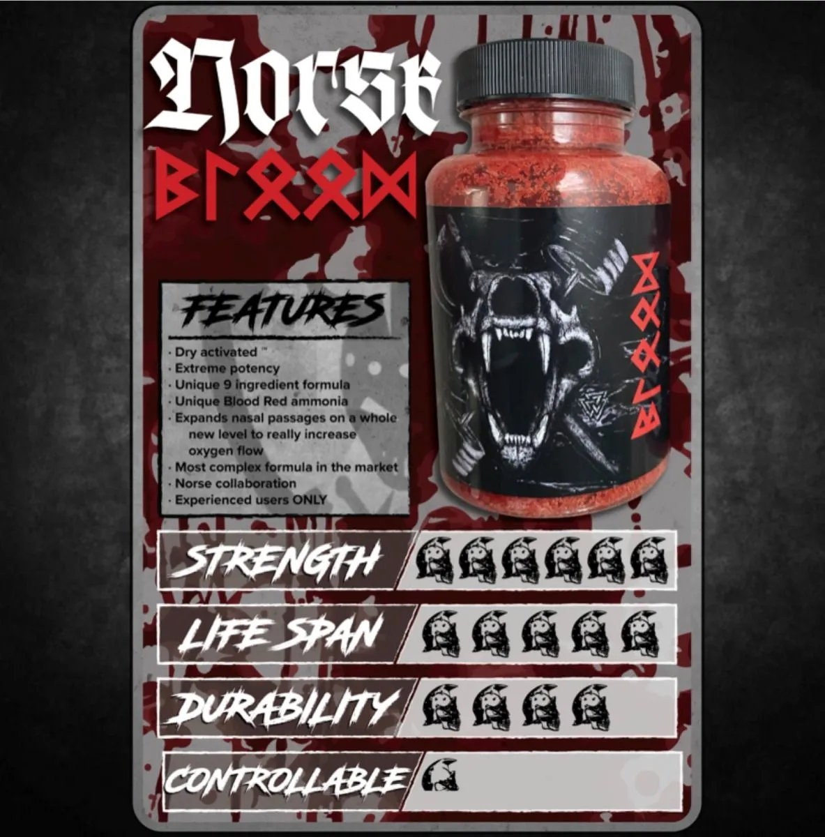 Z☠️NE Norse Blood – Advanced, Dry Athletic Salts
